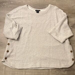 Robert Louis 2x Cream Knit Sweater